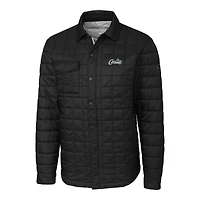 Veste-chemise boutonnée matelassée isolante PrimaLoft Eco pour homme, noire, des UCF Knights, Citronaut Rainier