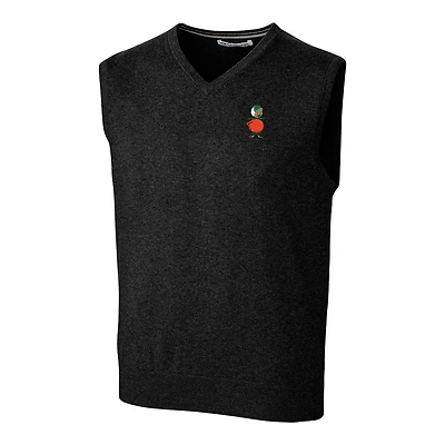 Gilet noir pour homme Cutter & Buck avec logo UCF Knights Lakemont Vault