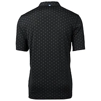 Men's Cutter & Buck Black UCF Knights Virtue Eco Pique Tile Recycled Polo
