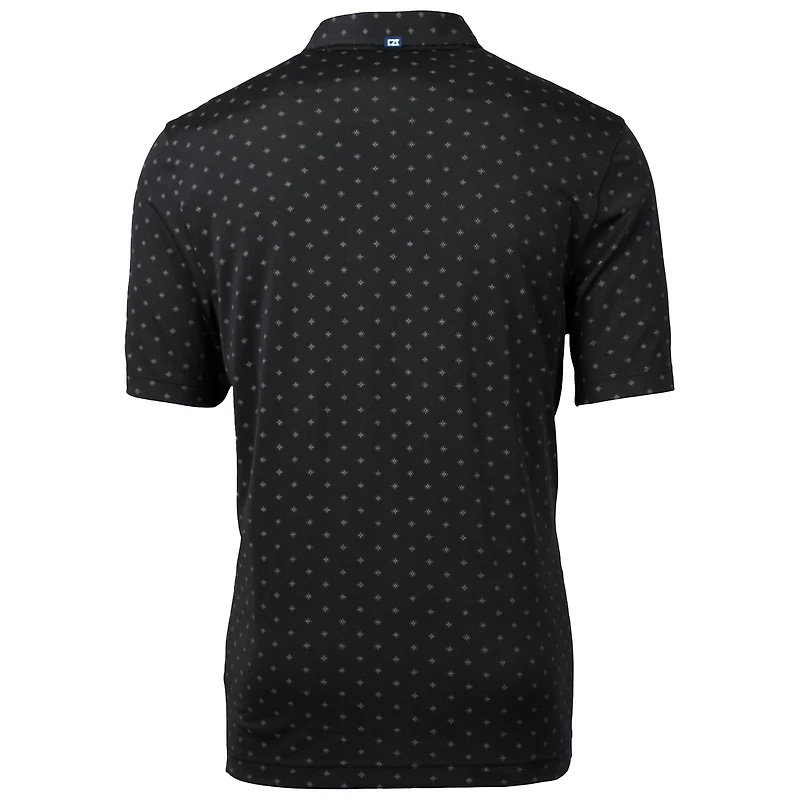 Polo recyclé en piqué écologique pour homme Cutter & Buck, noir, UCF Knights Virtue