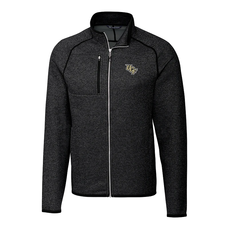 Veste zippée intégrale pour homme Cutter & Buck Anthracite UCF Knights