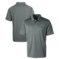 Men's Cutter & Buck Gray UCF Knights Citronaut Logo Big Tall DryTec Prospect Textured Stretch Polo