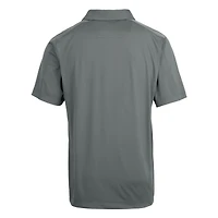 Men's Cutter & Buck Gray UCF Knights Citronaut Logo Big Tall DryTec Prospect Textured Stretch Polo