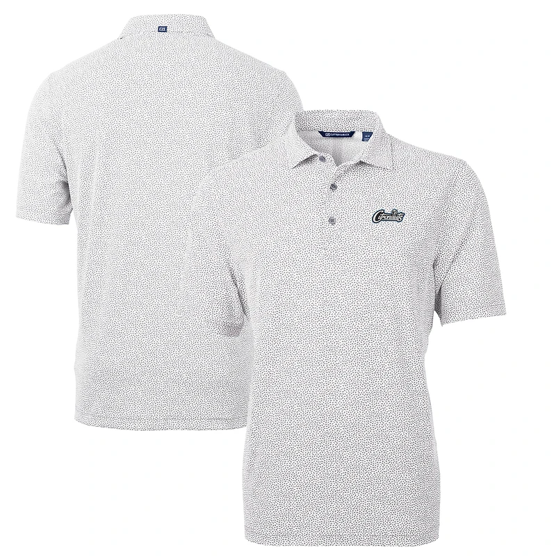 Polo recyclé à imprimé botanique Citronaut Virtue Eco Pique pour homme, gris Cutter & Buck, UCF Knights