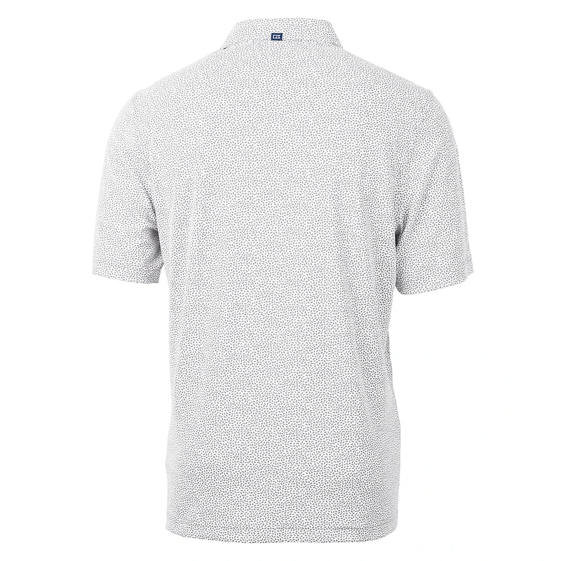 Men's Cutter & Buck Gray UCF Knights Citronaut Virtue Eco Pique Botanical Print Recycled Polo