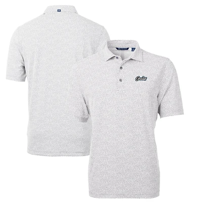 Polo recyclé à imprimé botanique Citronaut Virtue Eco Pique pour homme, gris Cutter & Buck, UCF Knights