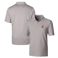 Polo extensible gris à rayures crayon pour homme Cutter & Buck UCF Knights Forge