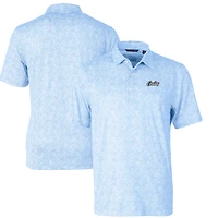 Men's Cutter & Buck Light Blue UCF Knights Citronaut Pike Constellation Print Stretch Polo
