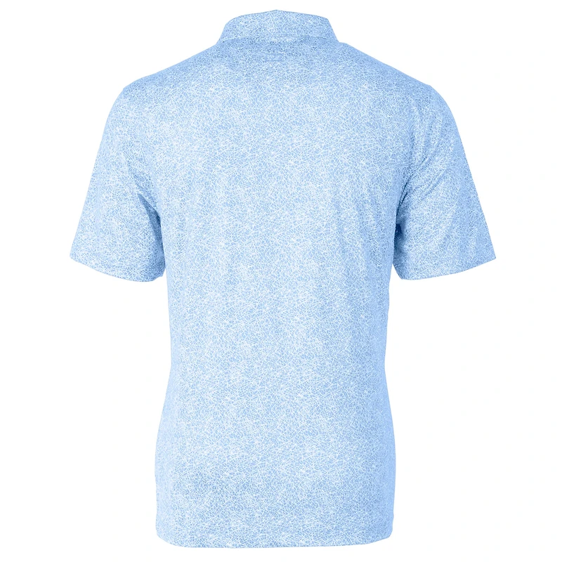 Men's Cutter & Buck Light Blue UCF Knights Citronaut Pike Constellation Print Stretch Polo