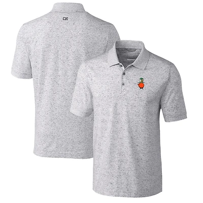 Men's Cutter & Buck Steel UCF Knights Advantage Space Dye Tri-Blend Polo