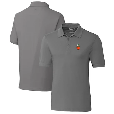 Men's Cutter & Buck Steel UCF Knights Advantage Tri-Blend DryTec Pique Polo