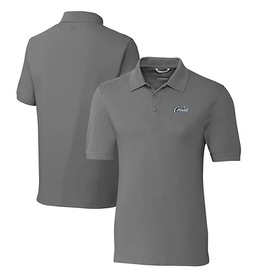 Men's Cutter & Buck  Steel UCF Knights Citronaut Advantage Tri-Blend Pique Polo