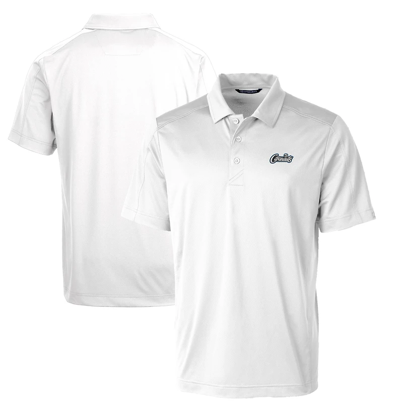 Men's Cutter & Buck White UCF Knights Citronaut Prospect Textured Stretch Polo