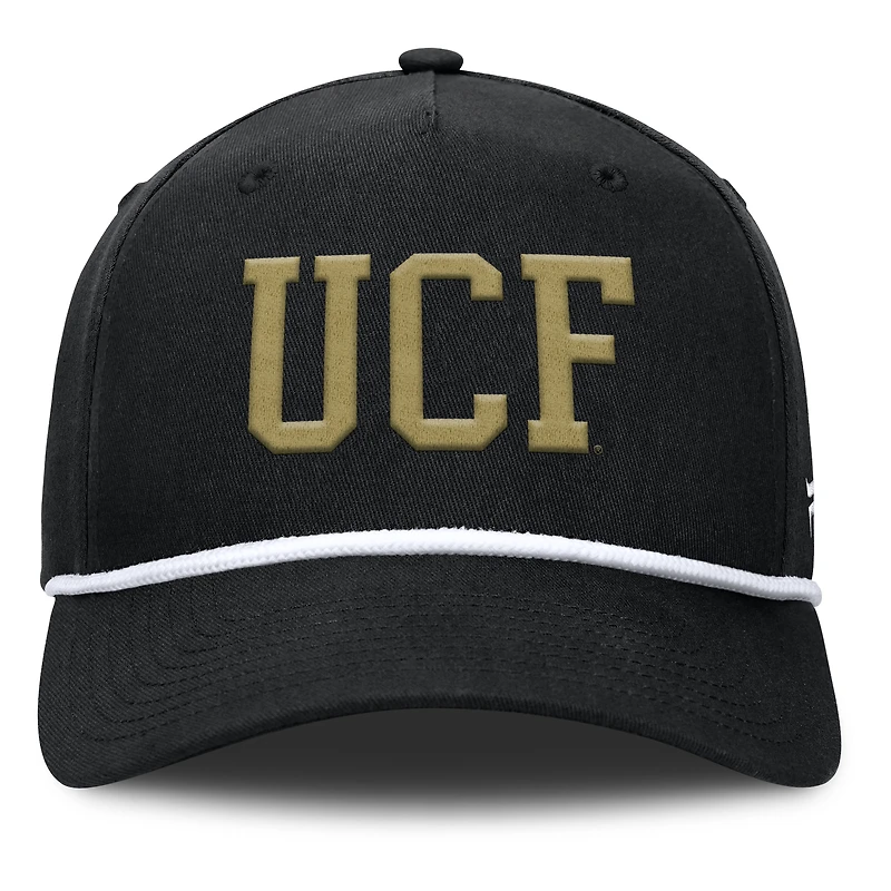 Men's Fanatics Black UCF Knights Foul Ball Rope Adjustable Hat