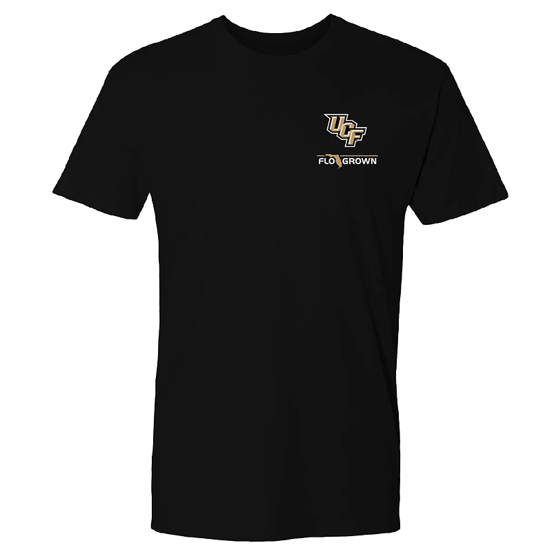 T-shirt de plage noir FloGrown pour homme, motif UCF Knights