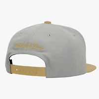 Men's Mitchell & Ness  Gray/Gold UCF Knights Plaid OG Snapback Hat