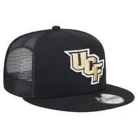 Men's New Era Black UCF Knights Trucker 9FIFTY Snapback Hat