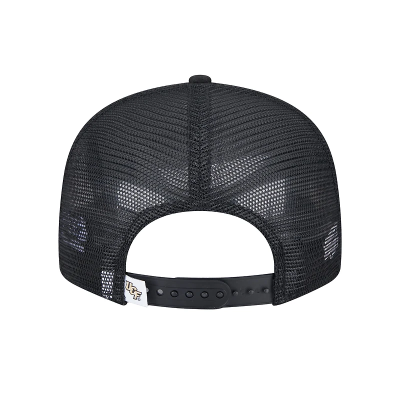 Men's New Era Black UCF Knights Trucker 9FIFTY Snapback Hat