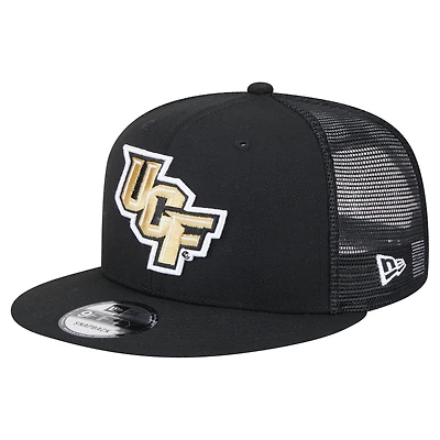 Casquette snapback camionneur UCF Knights 9FIFTY noire New Era pour homme