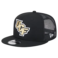 Casquette snapback camionneur UCF Knights 9FIFTY noire New Era pour homme