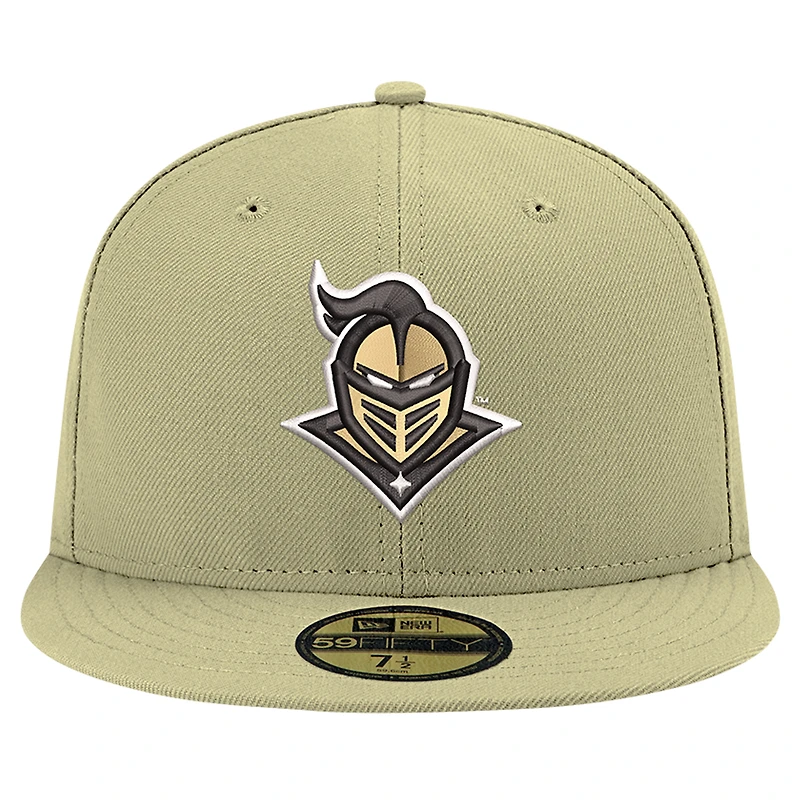 Casquette ajustée 59FIFTY UCF Knights New Era dorée pour homme