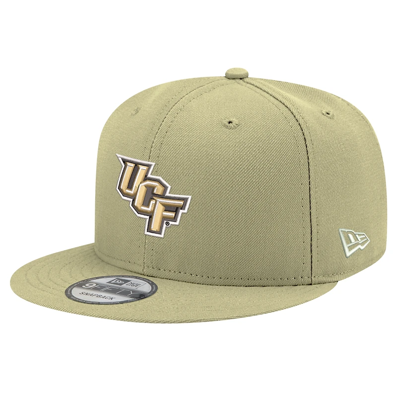 Casquette Snapback 9FIFTY avec logo UCF Knights New Era Team Gold pour hommes