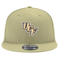 Casquette Snapback 9FIFTY avec logo UCF Knights New Era Team Gold pour hommes