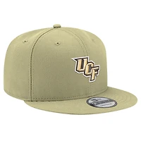 Casquette Snapback 9FIFTY avec logo UCF Knights New Era Team Gold pour hommes