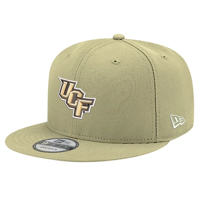 Casquette Snapback 9FIFTY avec logo UCF Knights New Era Team Gold pour hommes