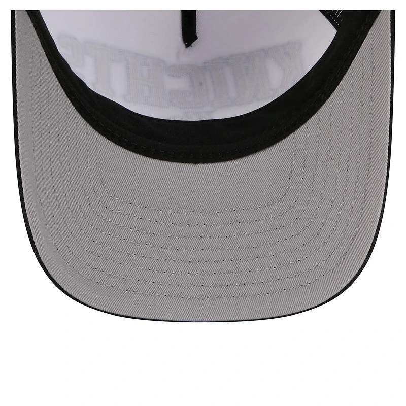 Men's New Era White/Black UCF Knights Arch Two-Tone Rope 9FORTY A-Frame M-Crown Adjustable Hat