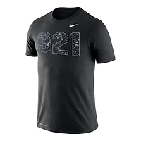 T-shirt de performance Nike UCF Knights 321 Space Game Legend noir pour homme