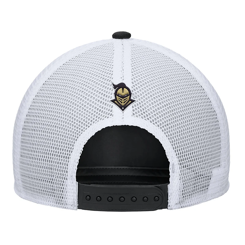 Casquette ajustable Nike noire UCF Knights 2025 On-Field Rise Trucker Performance pour homme