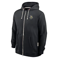 Men's Nike Black UCF Knights 2025 Sideline Standard Issue Dri-FIT Full-Zip Hoodie