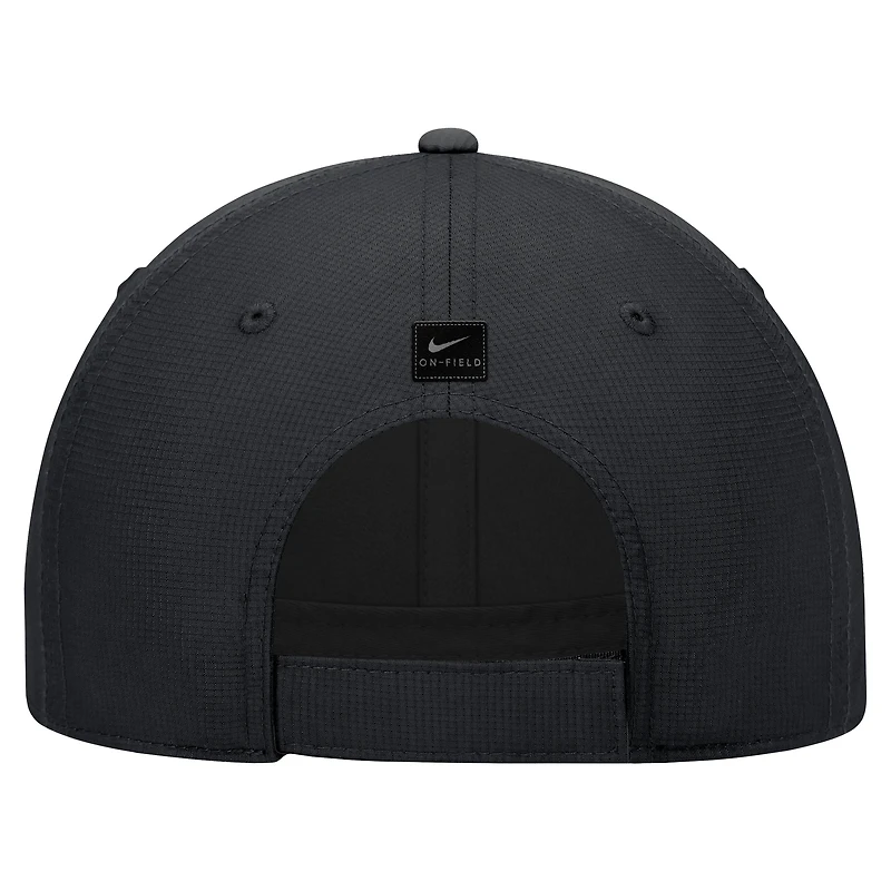 Casquette ajustable Nike noire UCF Knights Sideline Club pour homme