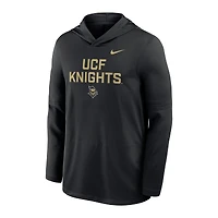 Haut à capuche léger Nike UCF Knights Sideline Dri-FIT pour homme, noir