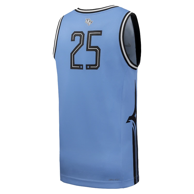 Men's Nike  Light Blue UCF Knights Space Game Replica Basketball Jersey