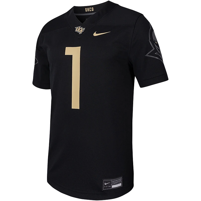 Men's Nike #1 Black UCF Knights Untouchable Replica Football Jersey