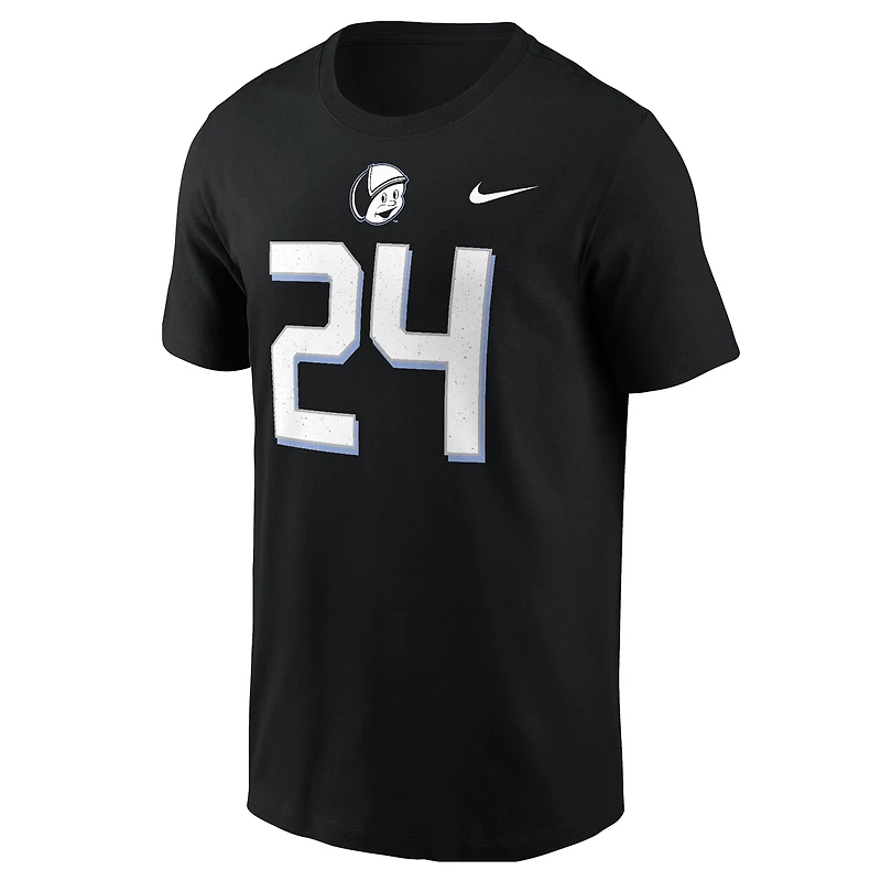 T-shirt Nike #24 UCF Knights Space Game Jersey 2024 pour homme noir