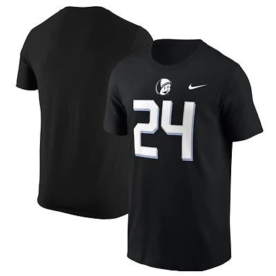 T-shirt Nike #24 UCF Knights Space Game Jersey 2024 pour homme noir