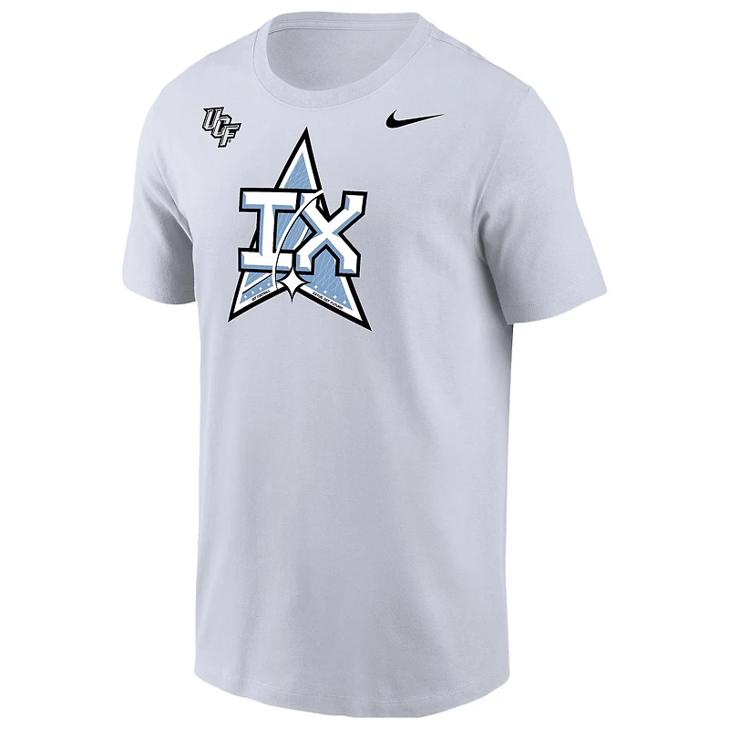 Men's Nike White UCF Knights 2025 Space Game Patch Core T-Shirt
