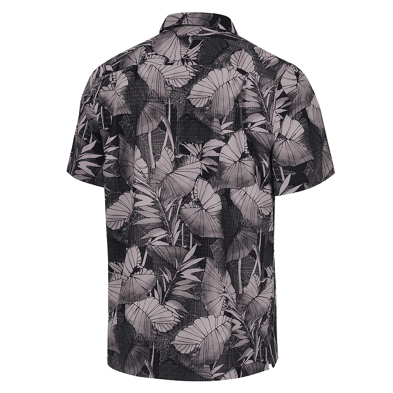 Men's Tommy Bahama Black UCF Knights Coast Nuevo Fronds Button-Up Shirt
