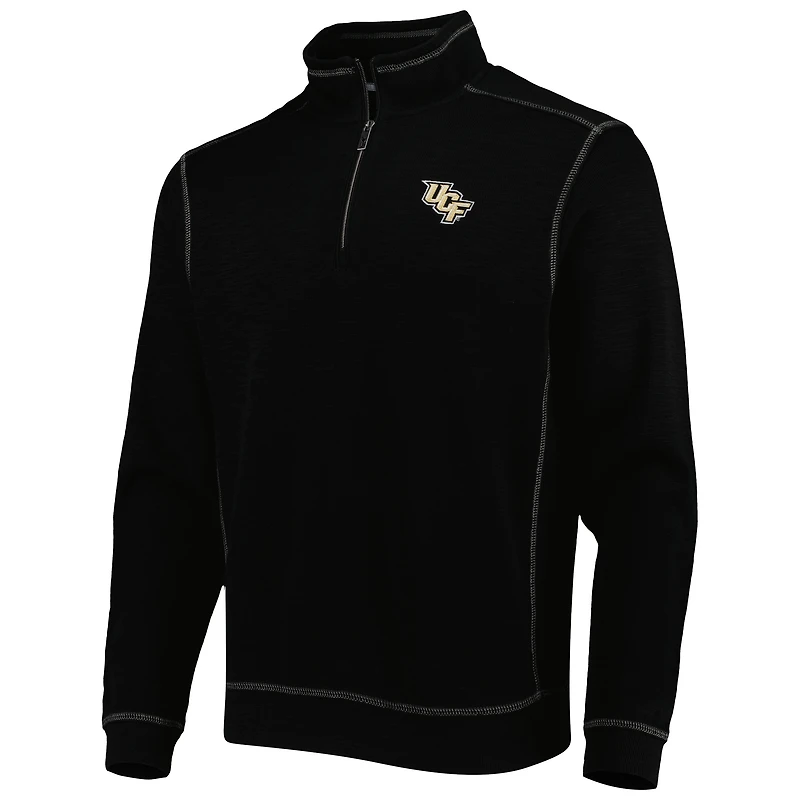 Tommy Bahama Black UCF Knights Sport Tobago Bay Tri-Blend Mock Neck Half-Zip Jacket