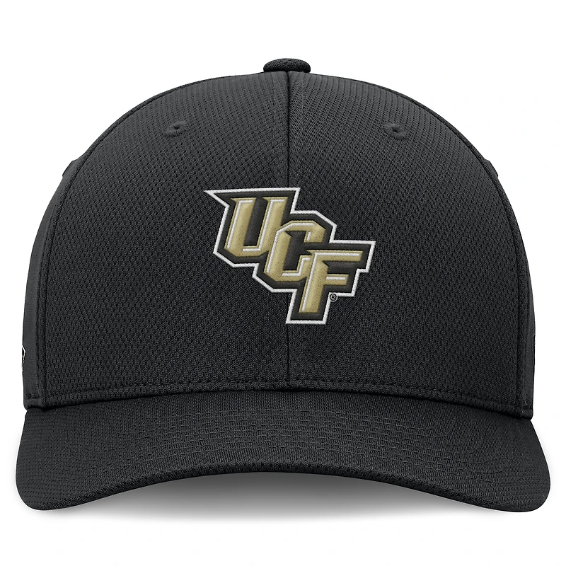Men's Top of the World  Black UCF Knights Reflex Logo Flex Hat