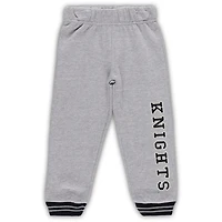 Ensemble sweat à capuche et pantalon de survêtement UCF Knights Poppies Colosseum noir/gris chiné pour tout-petit