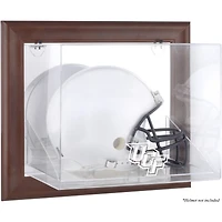 Vitrine murale pour casques UCF Knights avec cadre marron