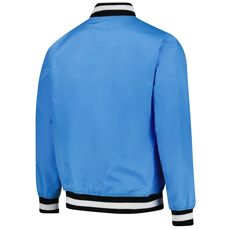 Veste universitaire unisexe Charlie Hustle bleu clair UCF Knights à boutons-pression