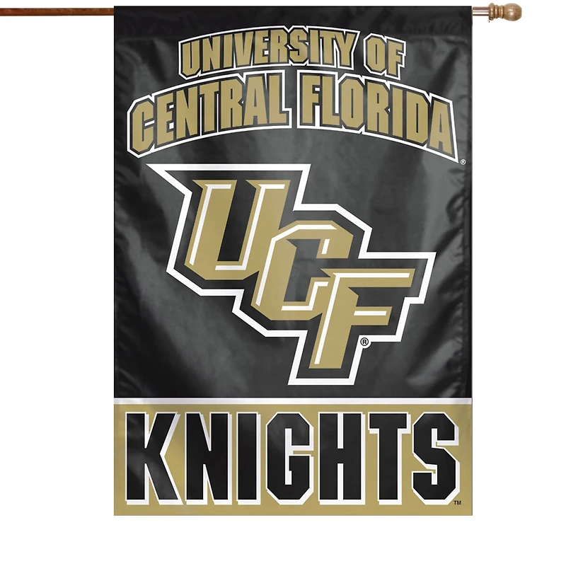 WinCraft UCF Knights 71,1 x 101,6 cm Drapeau de maison avec nom complet