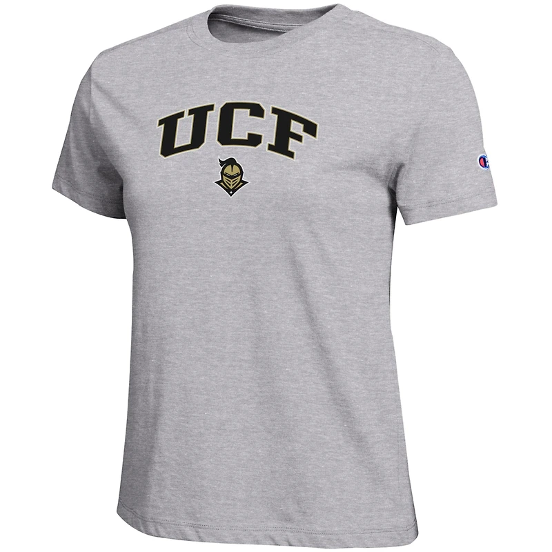 T-shirt à logo arqué Heather Gray, championne féminine des UCF Knights