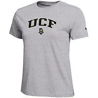 T-shirt à logo arqué Heather Gray, championne féminine des UCF Knights