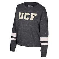 Sweat-shirt à capuche noir motif moucheté Colosseum UCF Knights Lost City pour femme